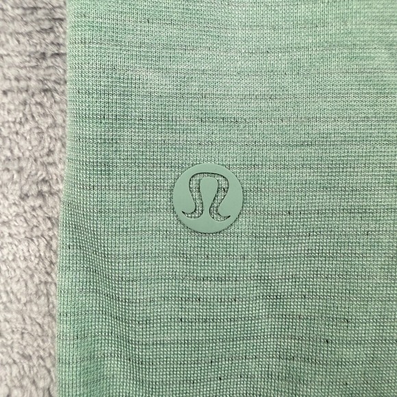 Lululemon Polo Shirt Mens Small Green Evolution Golf Tech Performance Stretch - Picture 5 of 8